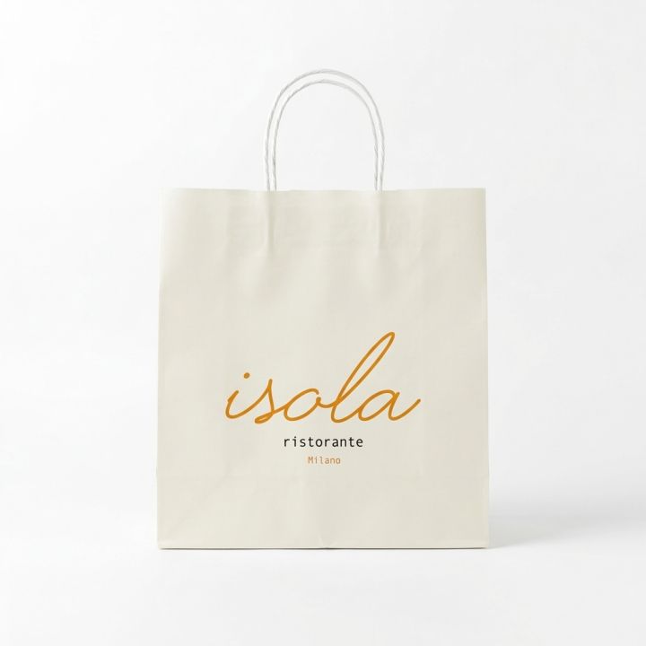 Shopper personalizzata Isola in carta